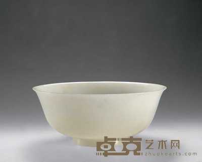 清乾隆 白玉碗 直径16.4cm
